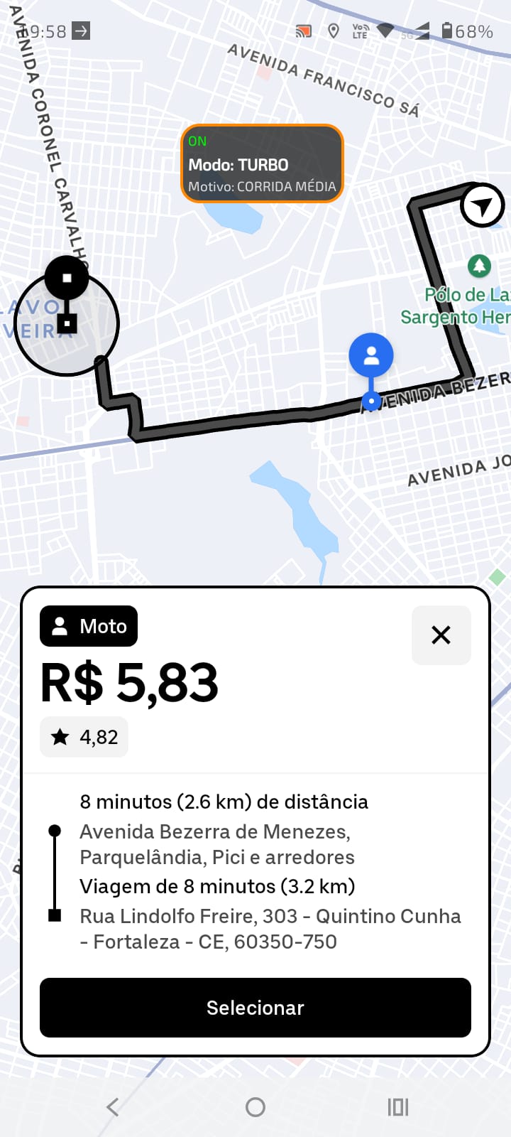 Configurações e metas